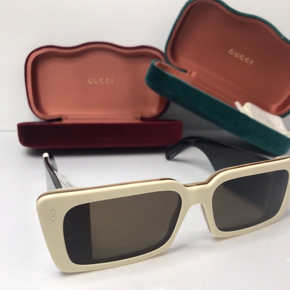 New  - 💯 Original GUCCI Rectangular Flap GG0543S Sunglasses seen on Rihanna - Picture 12 of 13